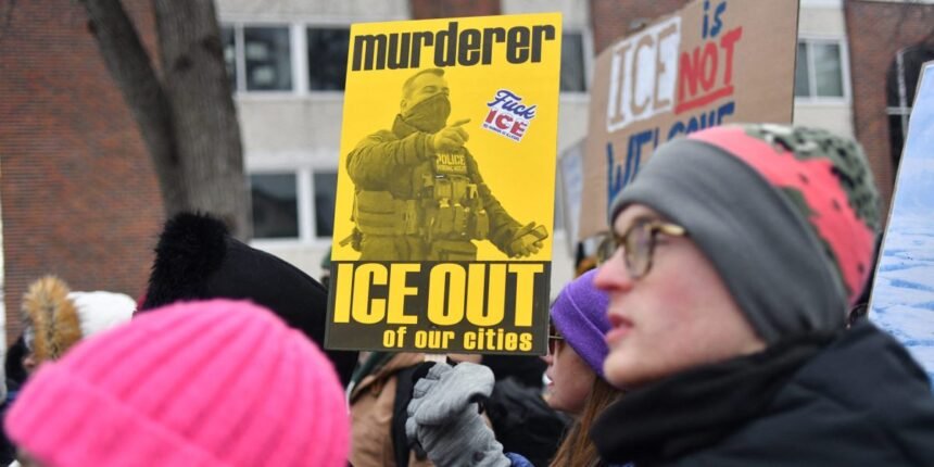 Bill Ackman Funds ICE Agent GoFundMe Run by Nazi Imagery Poster