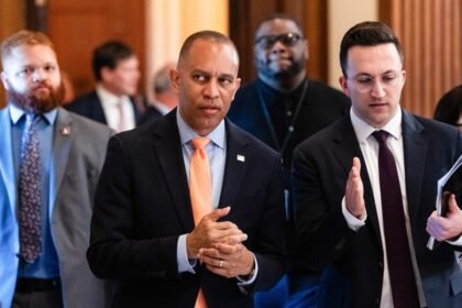 Pulte Pick Pushes Hakeem Jeffries to Rally Against Spy Law